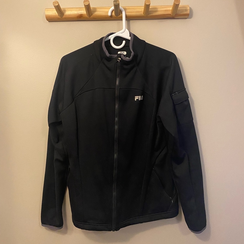 Women’s Black Fila Jacket